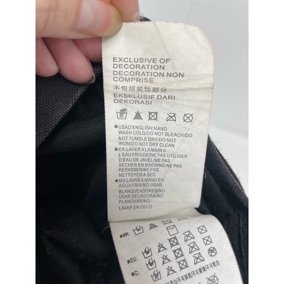 Nike Air Jordan Canvas Backpack Brown‎ Drawstring Adjustable Pockets FLAWED - Picture 15 of 16